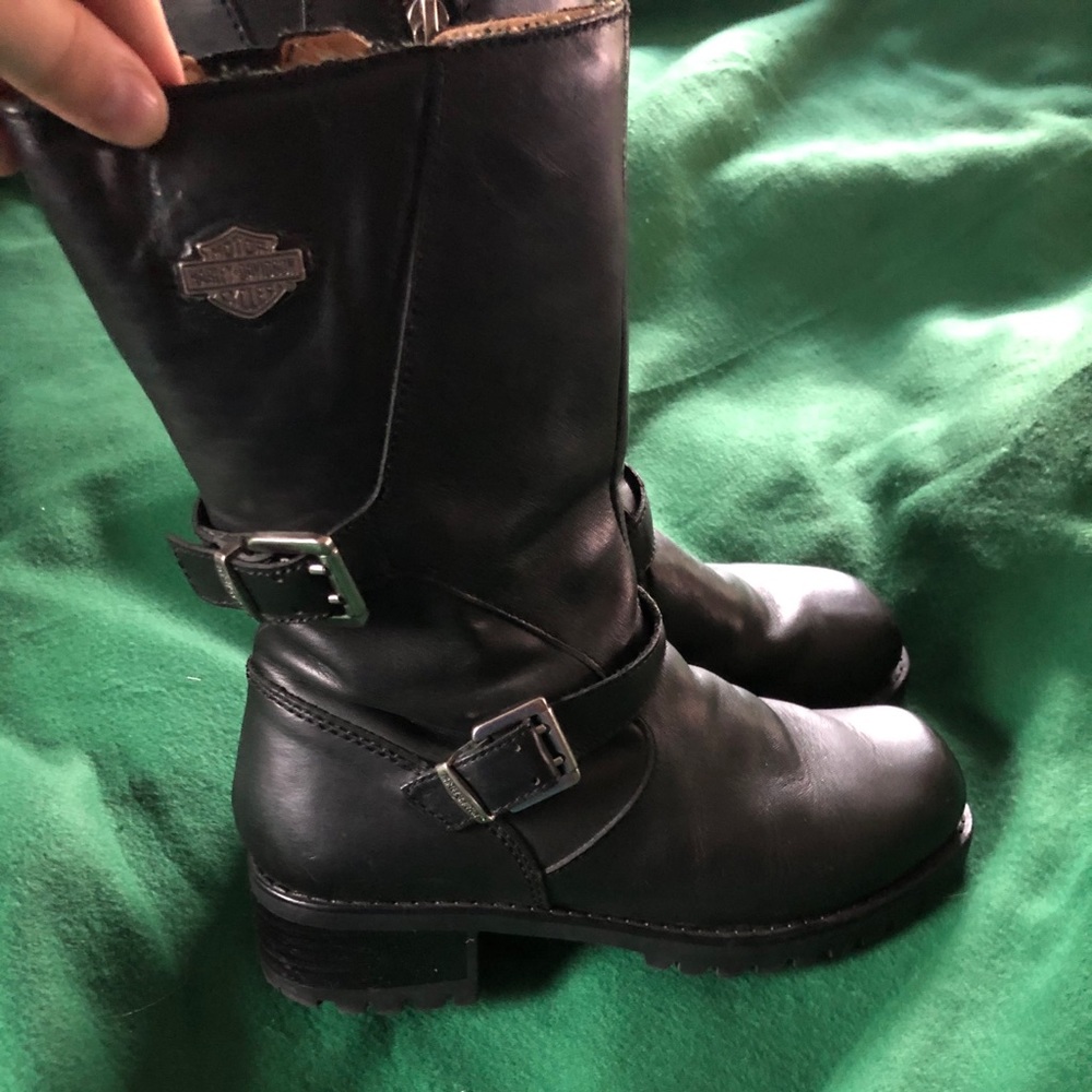 HARLEY DAVIDSON WOMEN'S ADDISON LEATHER BOOTS